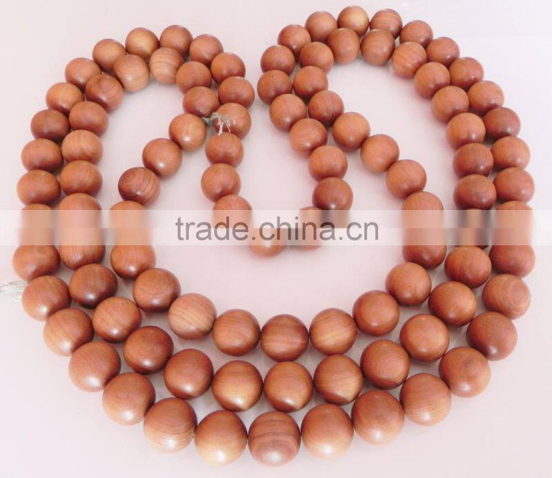 best mysore sandalwood bead necklace/genuine carving bead/indian woodcraft