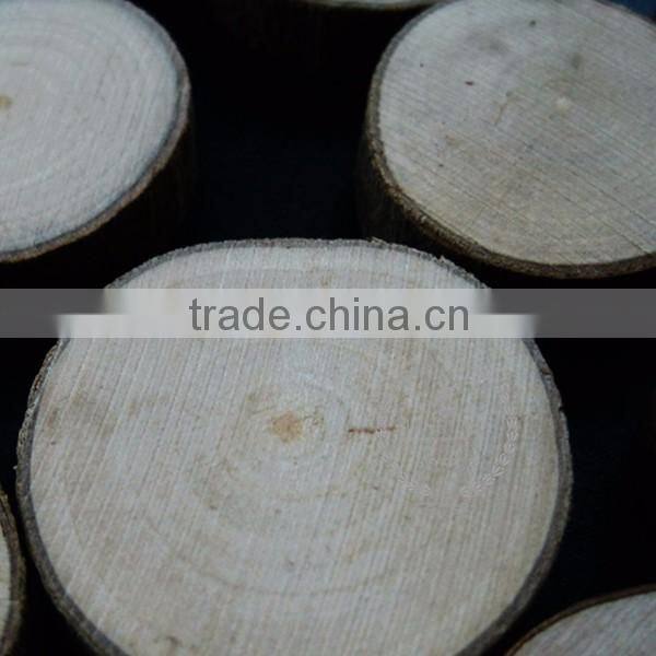 30-40mm size 5mm thick natual log wood piece painting material pendant setting DIY finding bezel tray supplies 1411130
