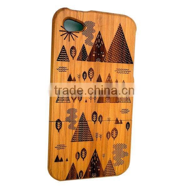 Natural for iphone 5 case bamboo