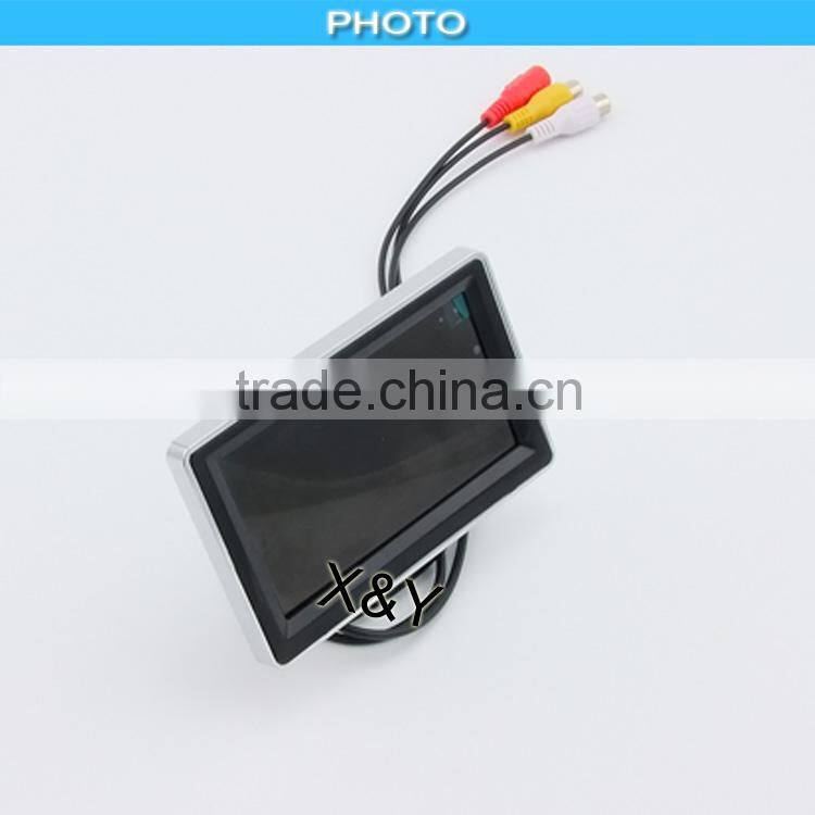 Hot cheap 4.3inch Silver edge car monitor XY-2056