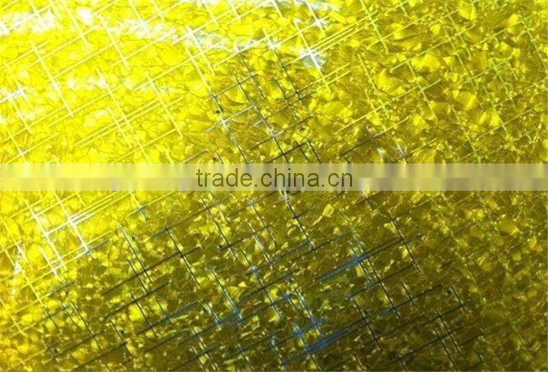 cheap supplier design ice flower mirror glass for interior decoration