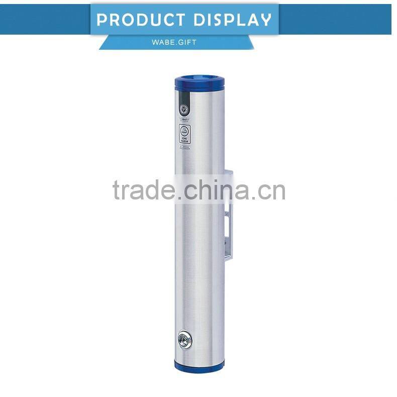 STANDING aluminium outdoor wall mounted ashtray 204-SB