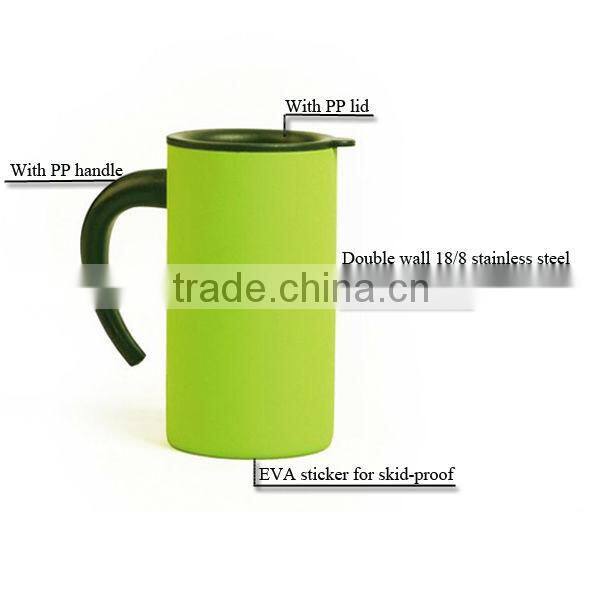 Wholesale Custom Double Wall Stainless Steel Tumbler With Handle