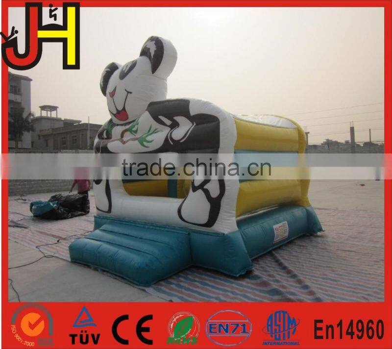 Funny panda inflatable castle, inflatable cute panda bouncer, inflatable panda manufacturer