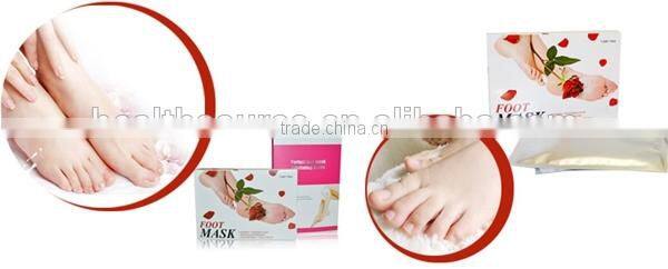 Moisture and exfoliating foot mask