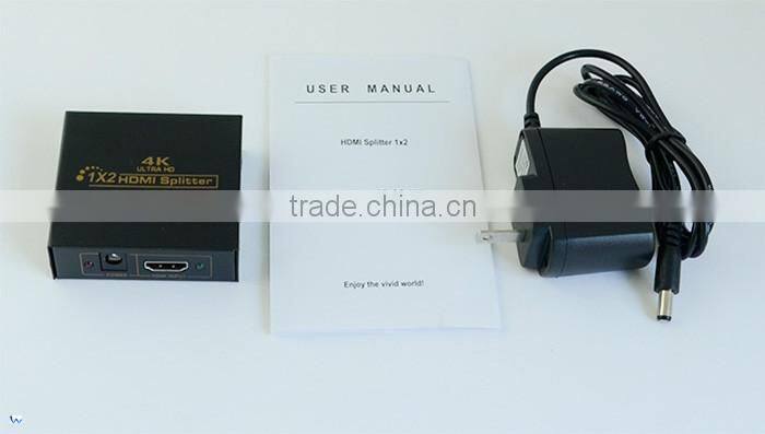 HOT 1x2 for 3D 1080P 4Kx2K H DMI Splitter