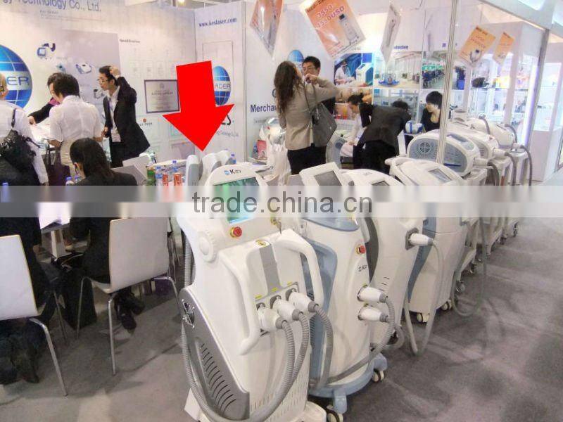 SHR hair removal machine 3 handpiece hair removal e light ipl rf beauty equipment