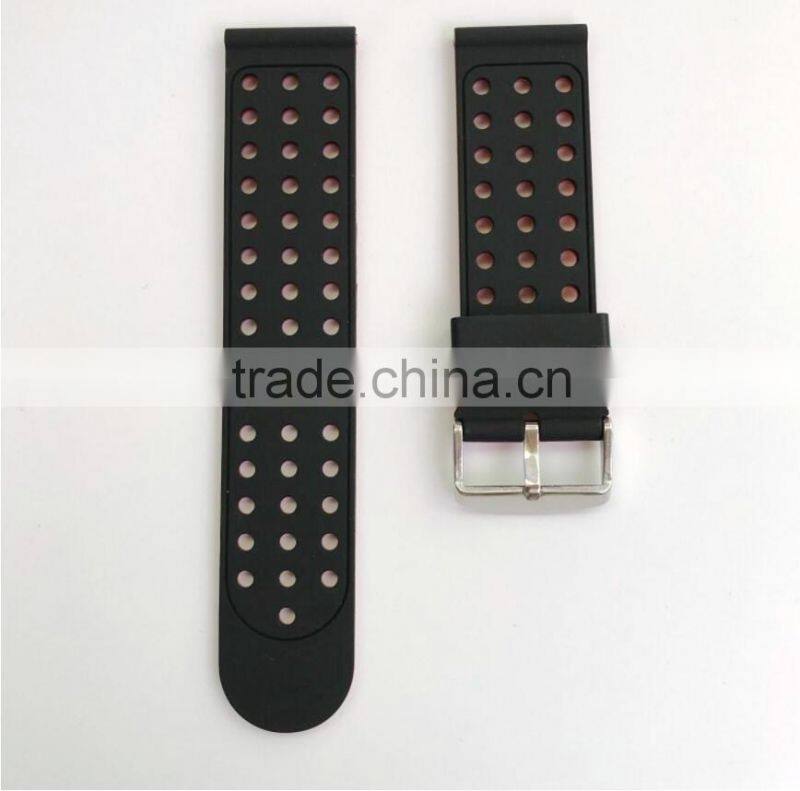 Double Color Men Women Sport Watchband Silicone Rubber Strap Watch Band For Samsung Gear S3 Replacement Watchbands