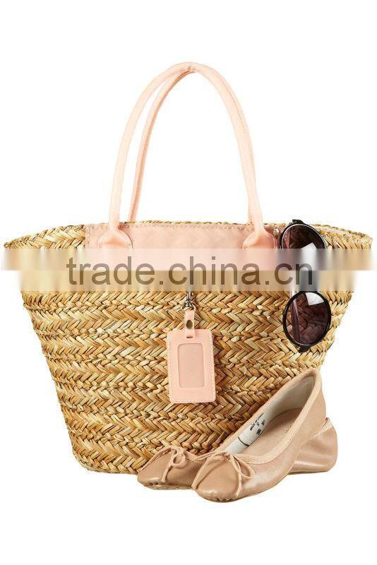 Summer straw bag