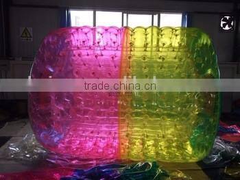 New rectangle design Air inflated ground/ water zorb ball for sale, giant zorb ball for bowling