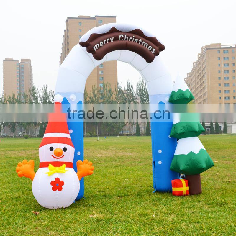 Christmas decoration inflatable arch factory price for sale