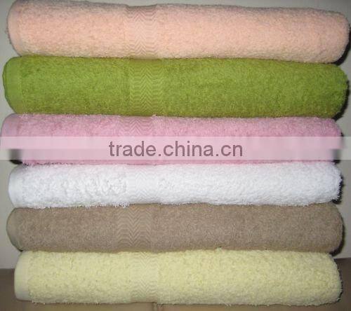 100 % cotton bright color Hotel towel sets