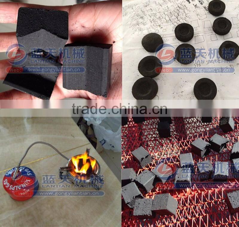 Big capacity high density CE approved coconut shell charcoal briquette machine