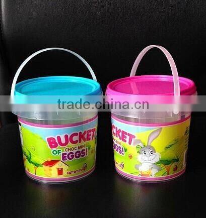 1 l barrels transparent PP plastic barrels of yogurt packaging barrels