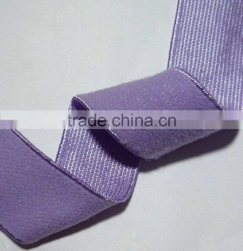 Coral Red/ Red/ Orchid / White/ Black ect Felt Surface Elastic Band