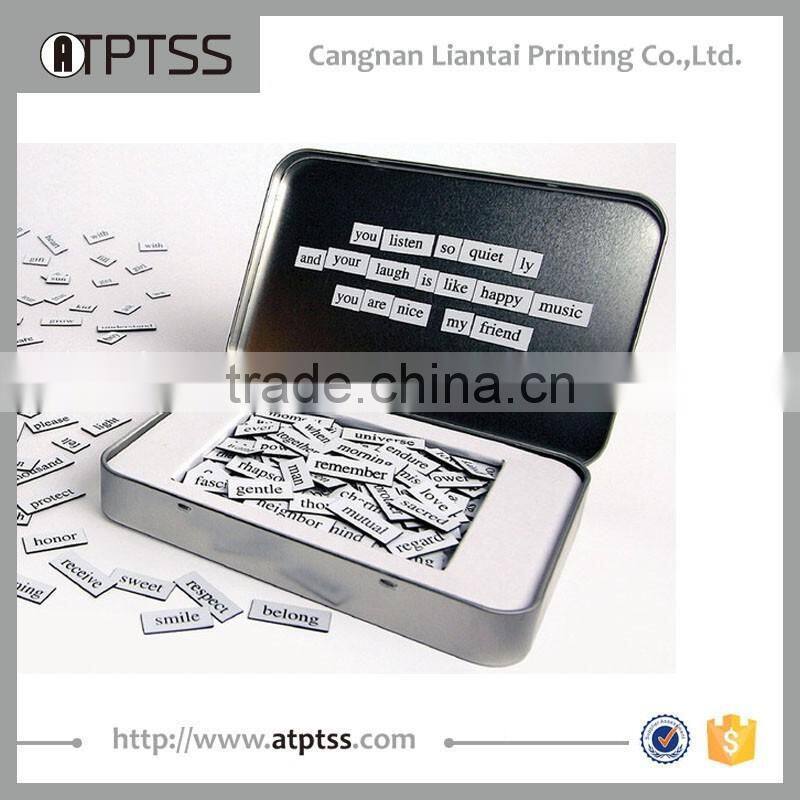 Novelty creative magnetic poetry kit