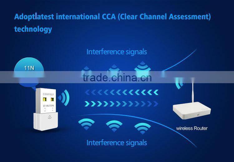 CE,FCC,ISO9001 certificates high quality new Mini USB Wireless lan card N 802.11 b/g/n WiFi Adapter WiFi Dongle 150Mbps