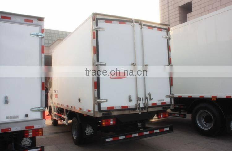 Promotion SINOTRUK SMALL refrigerated van and tank truck sale in dubai