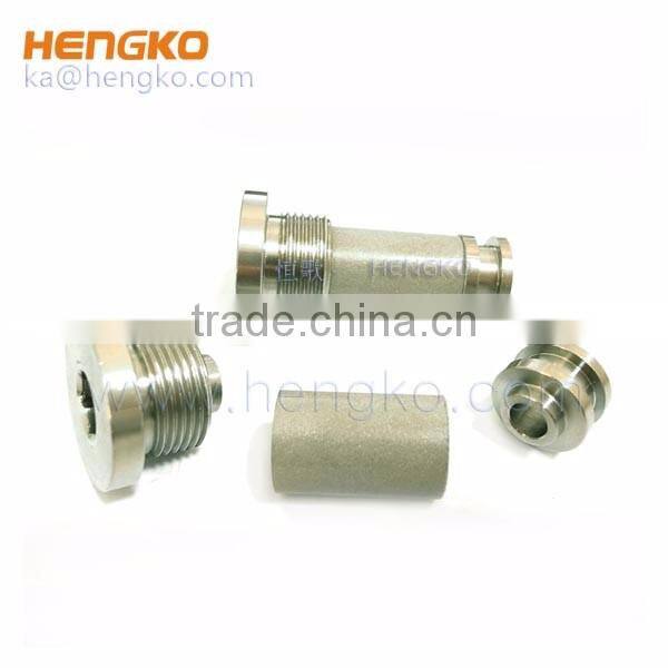 0.2 um to 300 Microns Sintered Porosity SS Stainless Steel Inline Filters