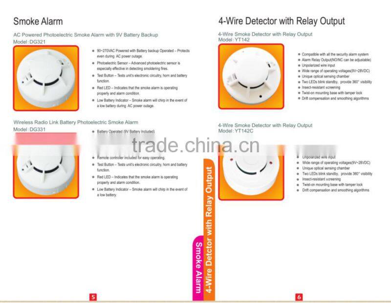 Addressable fire detection home alarm system