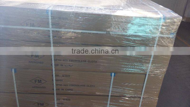 Fiberglass texturized fabric for welding protection