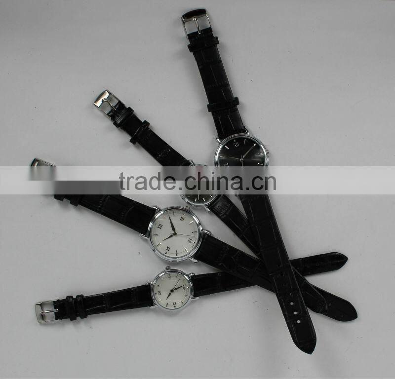 Cheapest special lover's crocodile man-made leather wathces for business gift