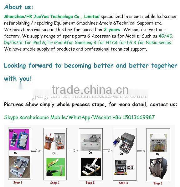 Refurbish for iphone for Samsung semi transpareants films lcd panel polarizer film