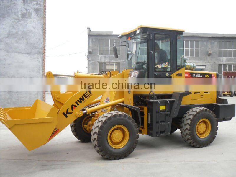 kaiwei 1.5-2 ton CE certification factories of wheel loader