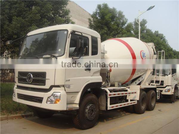 hot sale dongfeng 10 wheel self-loading concrete mixer truck