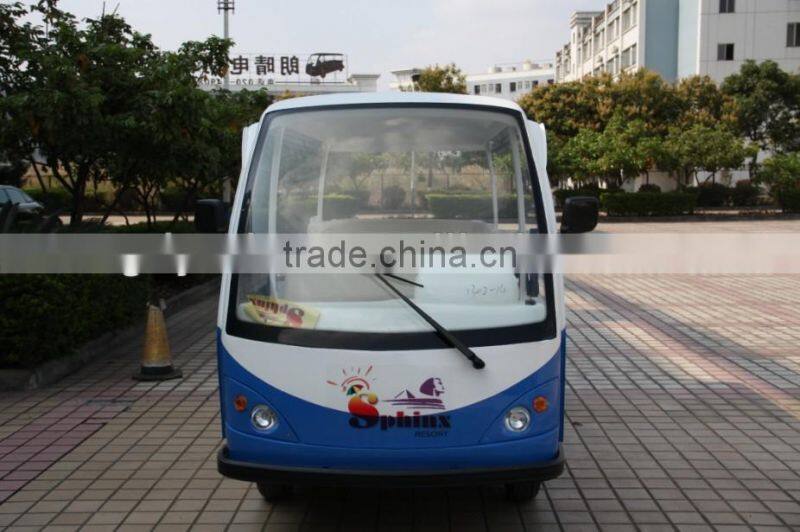 Park elegant 8 seaters electric tourism bus amusement electric school car