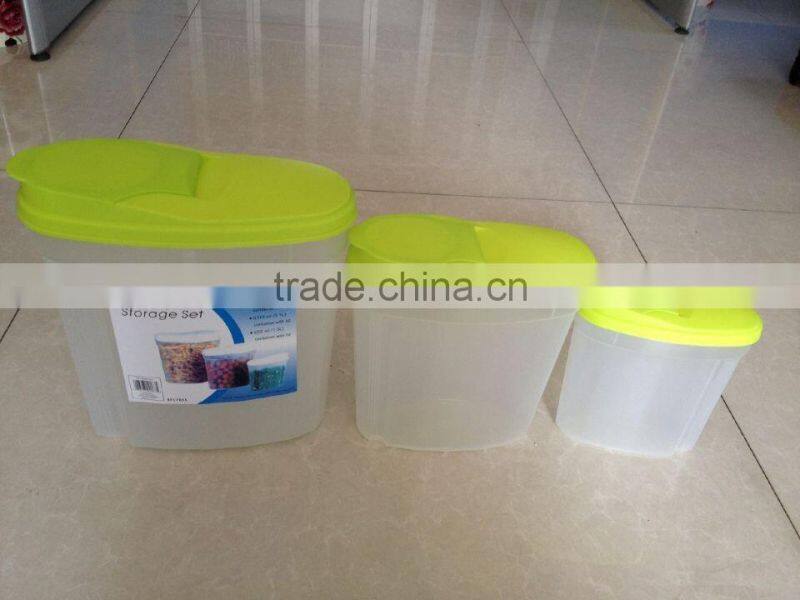 3pcs Food Cereal Storage Container Set,3pc storage set,pet food storage