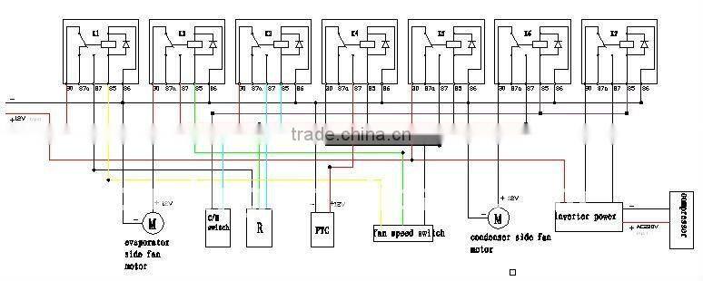 electric car air conditioner