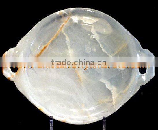PAKISTAN SUPPLIER Cheap Price ONYX FRUIT TRAYS HANDICRAFTS