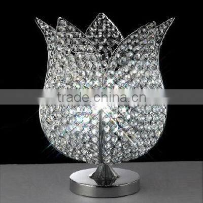 pretty crystal centerpieces votives table lamp