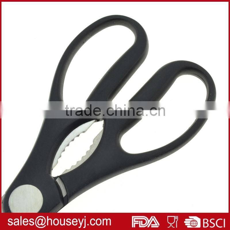 high quality stainless steel kitchen scissors with pp plastic handle