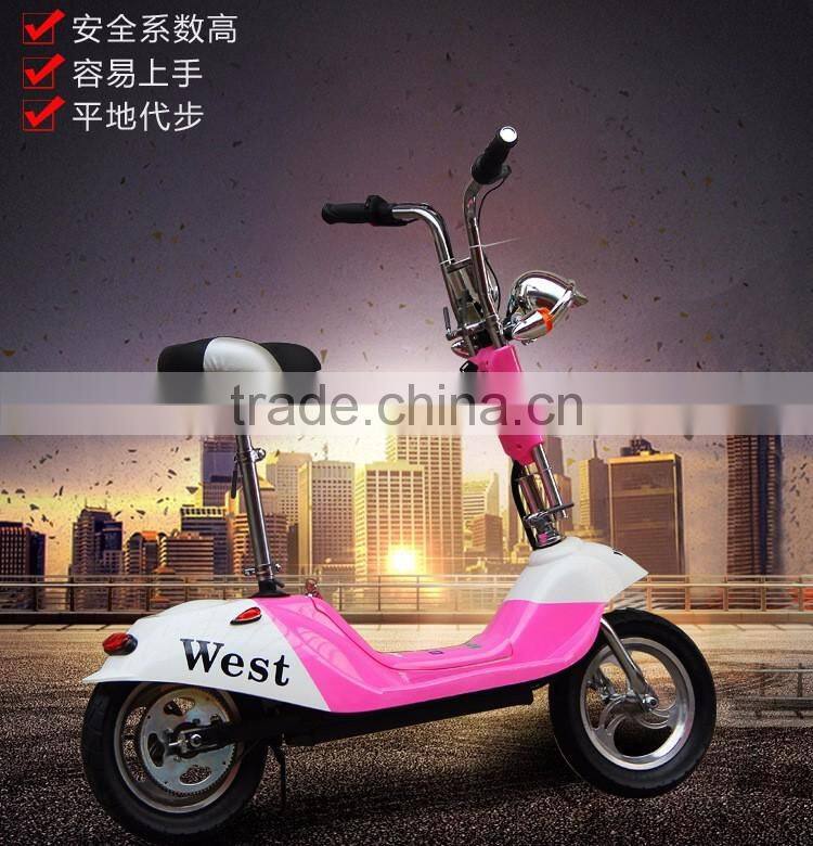 New Arrival Unique Prince Head Dolphin Electric Scooter With Seat, Mini Folding Electric Scooter For Adult/Student