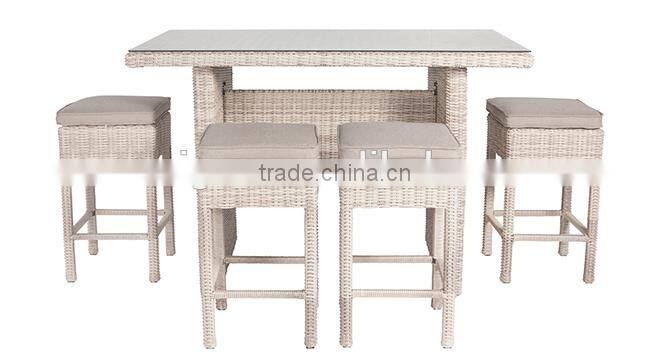 2017 Sigma Best selling trade assurance small home outdoor modern wicker wine bar furniture