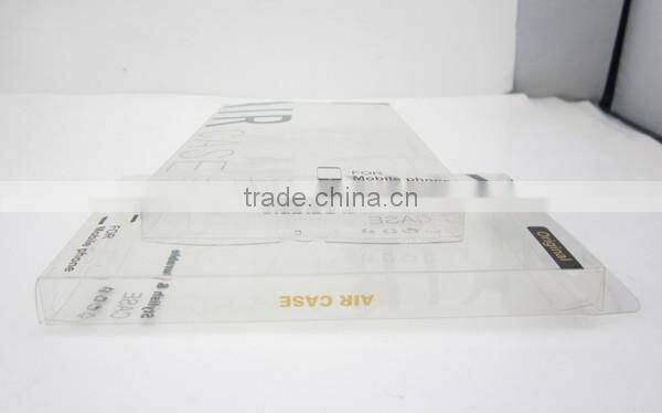Transparent box PVC packing box for iphone phone case