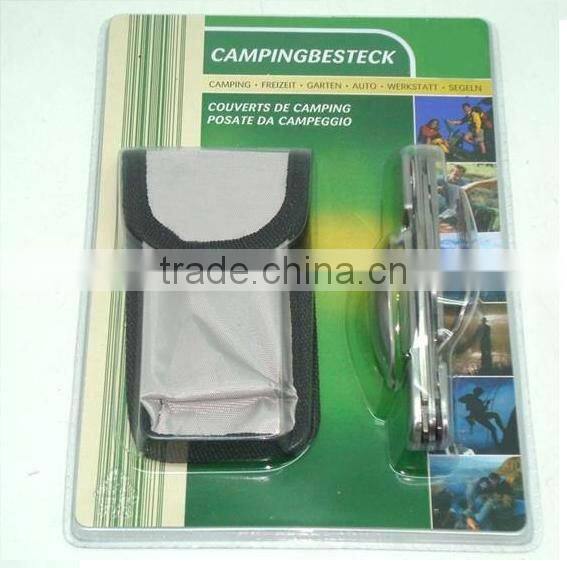 Multi-fuction Camping Cutlery stock, outdoor item stock