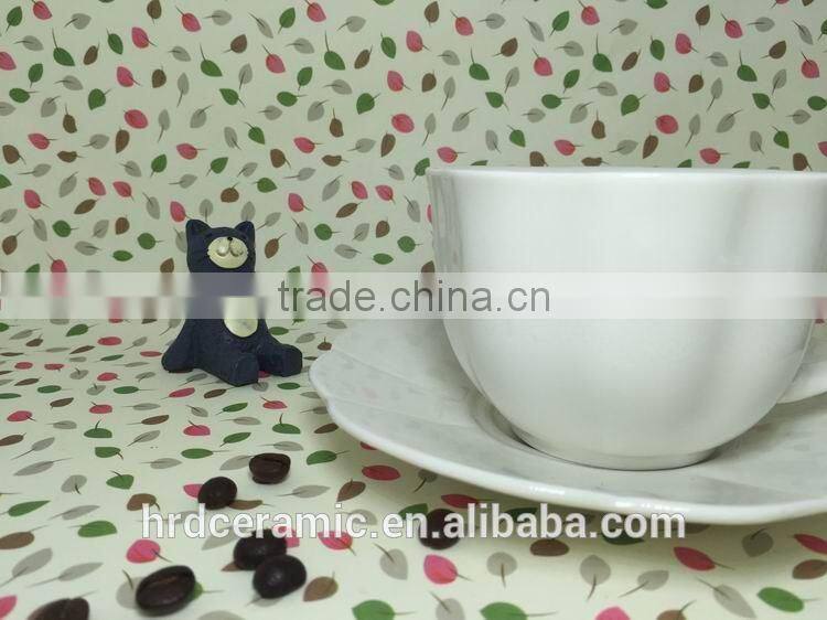 Stocked coffee mug with dish