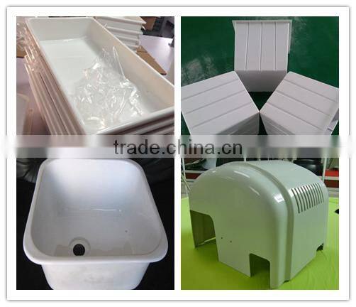 OEM thick ABS vacuum forming plastic tray for machinery