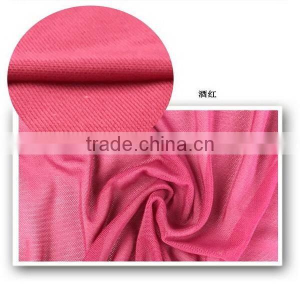 Chiffon fabric 100% polyester dyed color knitted fabric
