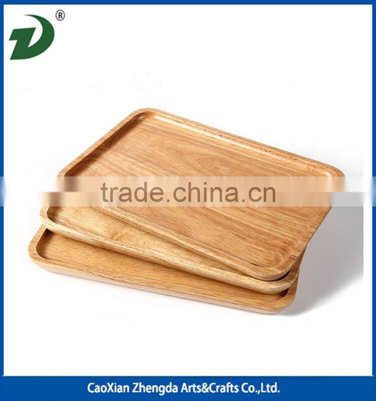 High quality cheap wood tea tray