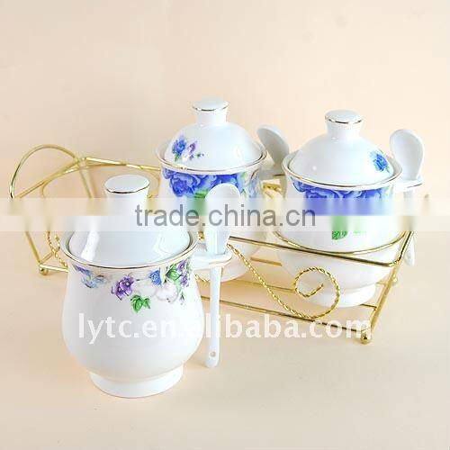 ceramic colorful canister set