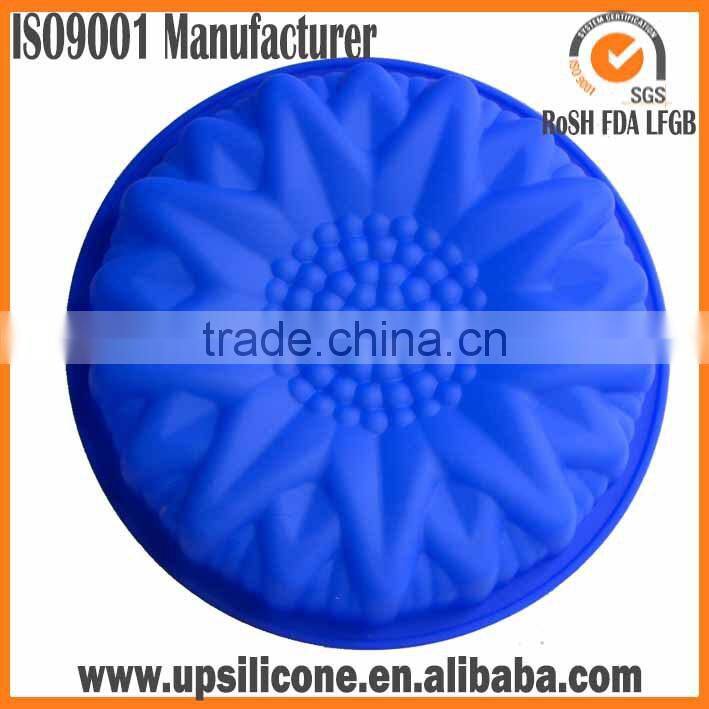 Flower shape silicone cake molds sunflower mold and other shapes