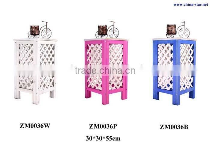 wooden flower display cabinet