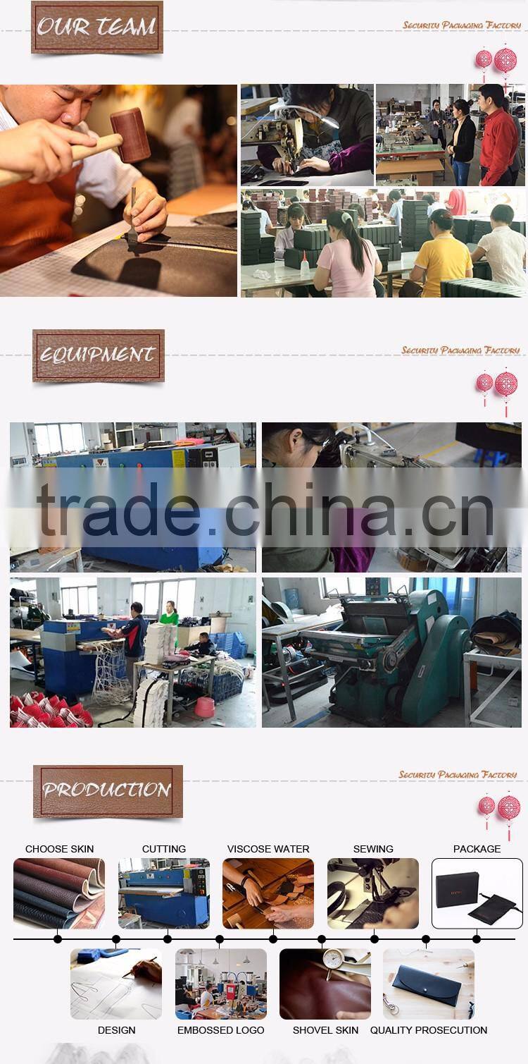 Custom Personalized Factory Direct Wholesale Genuine Leather Card Holder Simple Design