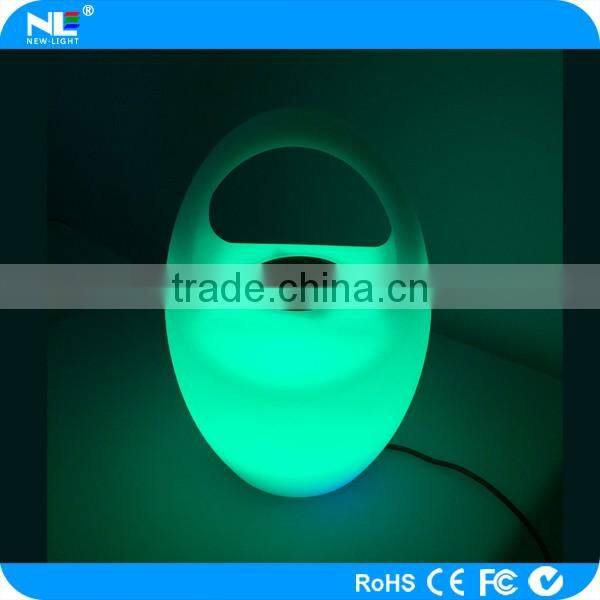 Newlight smart LED pastic lighting bluetooth speaker / disco light LED phone control speaker