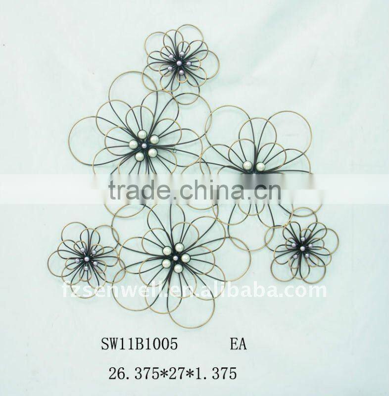 Handmade wood top coffee table with metal base