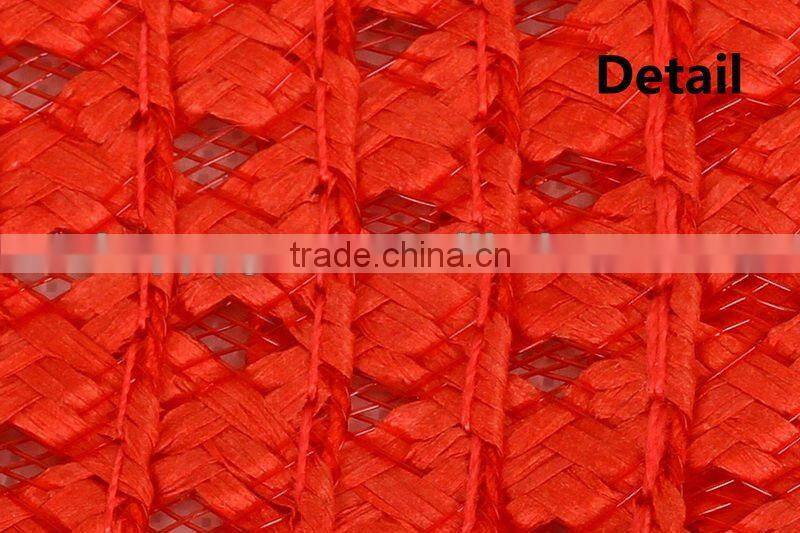 red round Paper straw tablemat for dinner sets